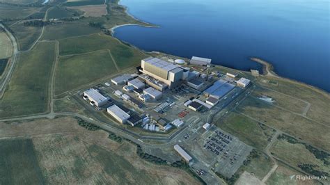 Torness Nuclear Power Station, East Lothian Microsoft Flight Simulator