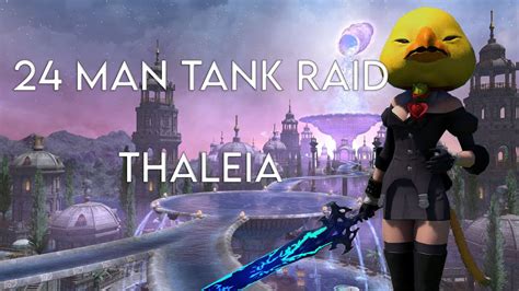 We did the latest Final Fantasy XIV raid with 24 TANKS! - YouTube