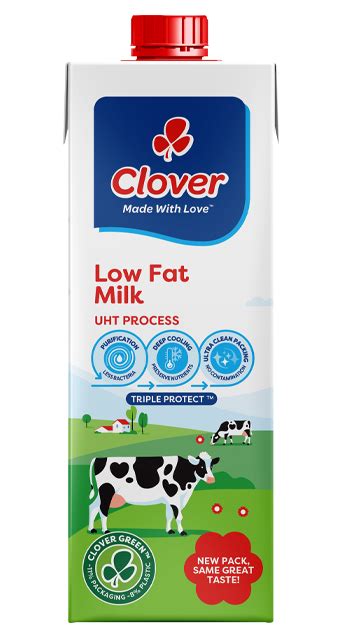 Clover Long Life Low Fat Milk - 1L Carton | Clover Corporate