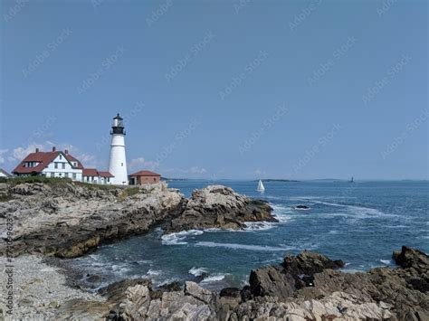 Portland Head Lighthouse Stock Photo | Adobe Stock