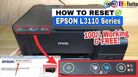 How to Reset Epson L3110 Printer for Free! Download the software ...