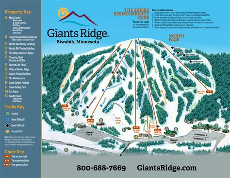 Giants Ridge Ski Resort Trail Map | SkiCentral.com