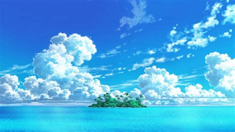 Anime Ocean Background