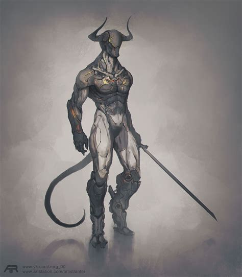 ArtStation - Demon, Andrey Terentev | Warframe art, Fantasy character ...