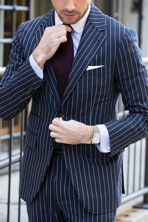 The Original Power Suit | Men suits blue, Blue pinstripe suit, Mens outfits