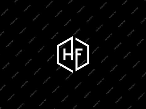 Premium Vector | Fh logo design