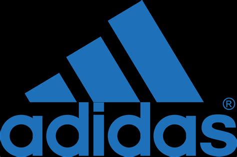 Download Adidas Logo Blue Background | Wallpapers.com