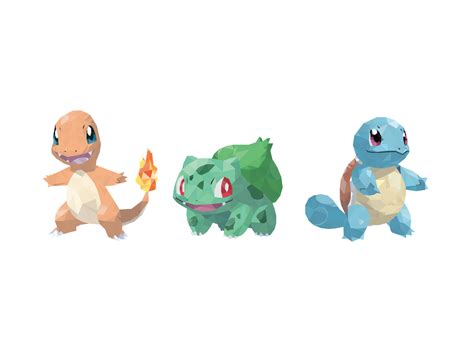 Pokemon polygon illustration by Stephanie Willekens on Dribbble