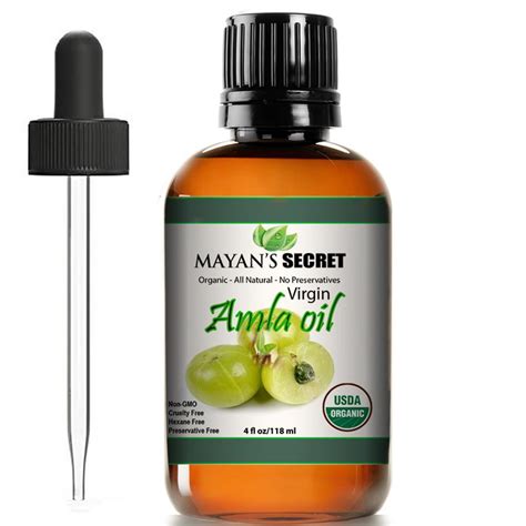 Amla oil for hair growth Virgin Organic USDA Certified - Walmart.com