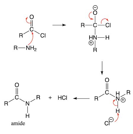 Reacting an amine with an acid chloride will produce? - an ammonium ion ...