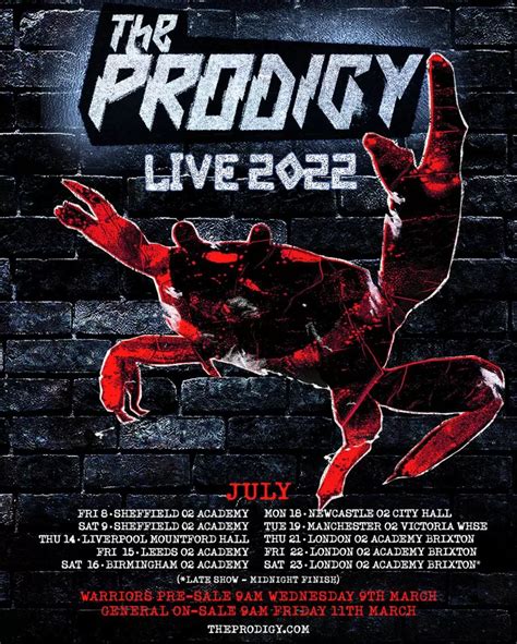 The Prodigy - Tour 2022 - 19/07/2022 - Manchester - O2 Victoria ...