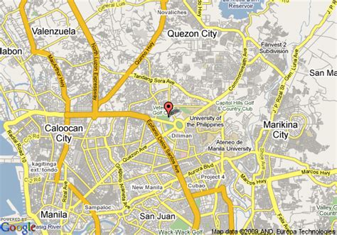 Quezon City Map and Quezon City Satellite Image