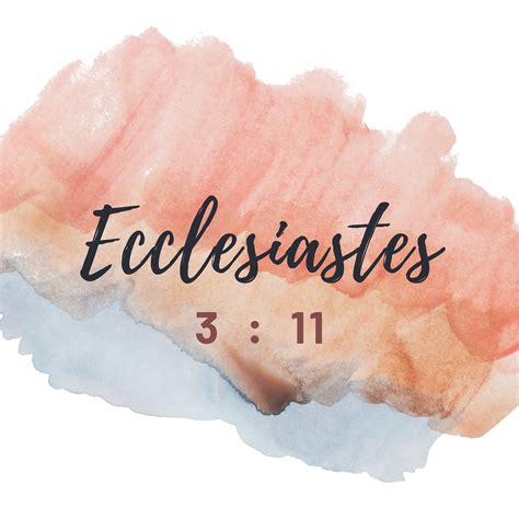 Ecclesiastes 3:11 | Cebu City