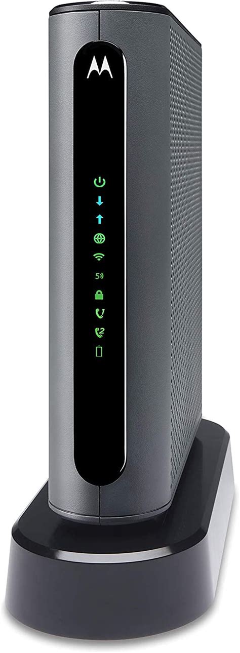 24X8 Cable Modem plus AC1900 Dual Band WiFi Gigabit Router plus 2 Phone Lines for Comcast ...