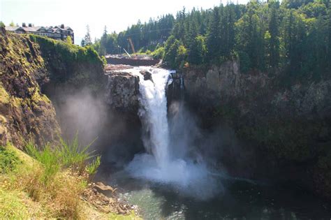 Snoqualmie Falls - Popular Waterfall in a Seattle Suburb