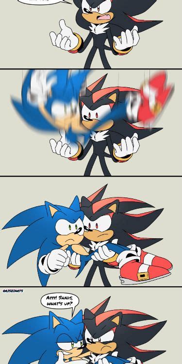 Nice catch by RisziArts | Sonic and shadow, Sonic funny, Shadow the ...