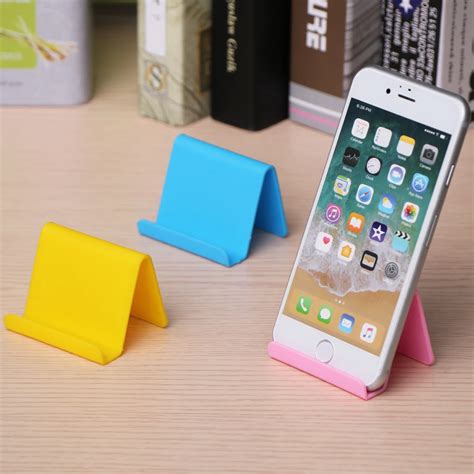 Cute Phone Holder For IPhone Samsung Mini Portable Fixed Holder Home ...