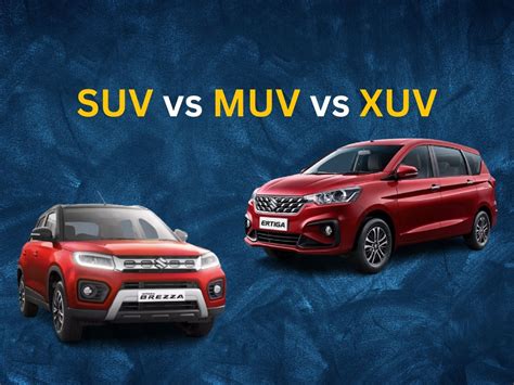 What is the Difference Between SUV MUV and XUV in Cars | SUV, MUV और XUV में क्या है अंतर? बहुत ...