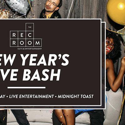 The Rec Room NYE Bash Barrie, The Rec Room, Barrie, December 31 to ...