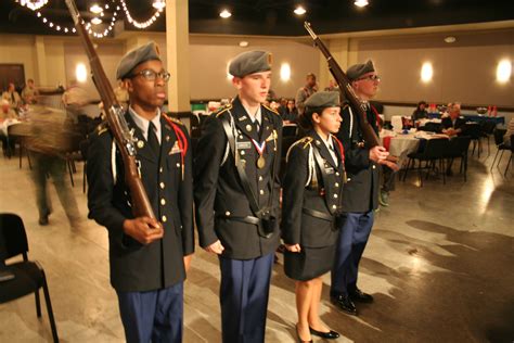 Station Camp High School JROTC Color Guard did and excellent job presenting the colors and the ...