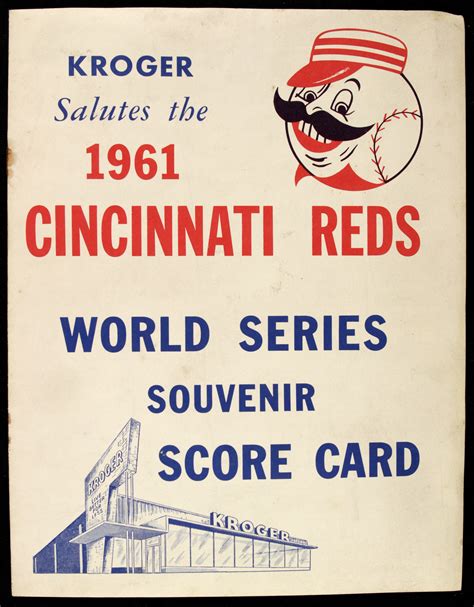 Lot Detail - 1961 Cincinnati Reds Crosley Field New York Yankees World ...