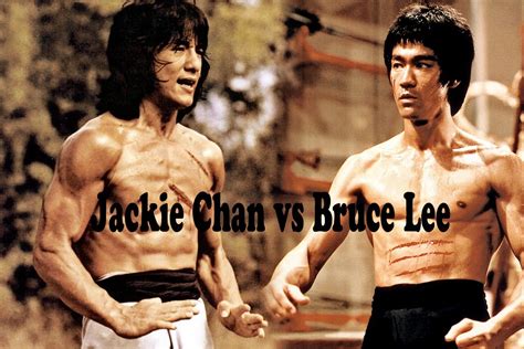 Jackie Chan vs Bruce Lee Two legend