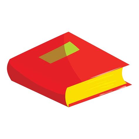 School textbook icon, cartoon style 14610349 Vector Art at Vecteezy