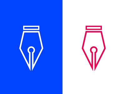 Fountain Pen Logo Design by Gercek Armagan on Dribbble