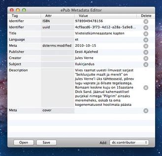 ePub Metadata Editor (Mac) - Download, Review, Screenshots