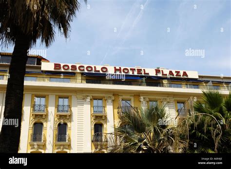 Nice, Boscolo Hotel Plaza Stock Photo - Alamy