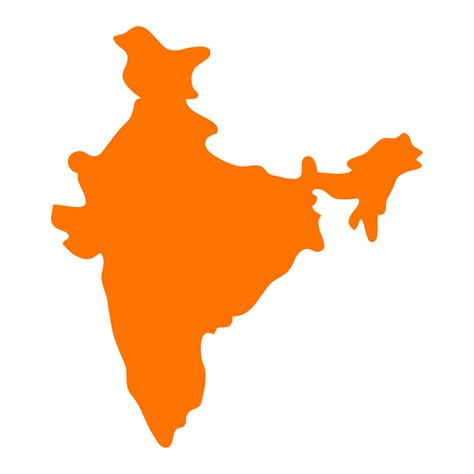 India map on white background 4710708 Vector Art at Vecteezy