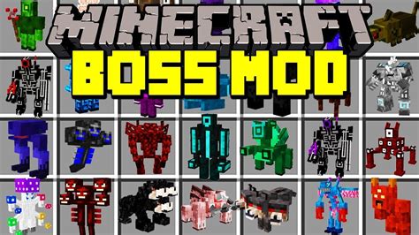 Minecraft BOSS MOD! | FIGHT WORLD'S BIGGEST BOSSES! | M... | Doovi