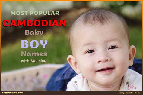 Most Popular Cambodian Baby Boy Names With Meaning | Angelsname.com