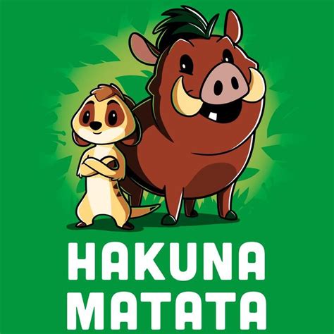 Hakuna Matata T-Shirt Disney TeeTurtle | Cute cartoon drawings, Cute ...