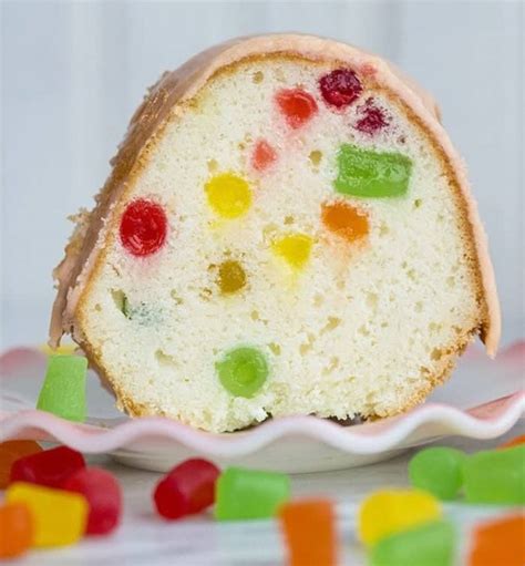 Gumdrop Cake - The Kitchen Magpie