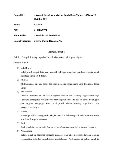 (PDF) Anotasi Jurnal | mel melati - Academia.edu