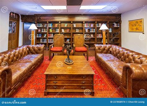 Interior View of the Bizzell Memorial Library of the University of ...