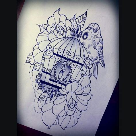 bird cage tattoo - Google-haku Bird Tattoo Sleeves, Bird Tattoo Men, Bird Tattoos For Women ...