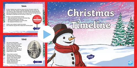 KS2 Christmas Timeline PowerPoint (teacher made) - Twinkl