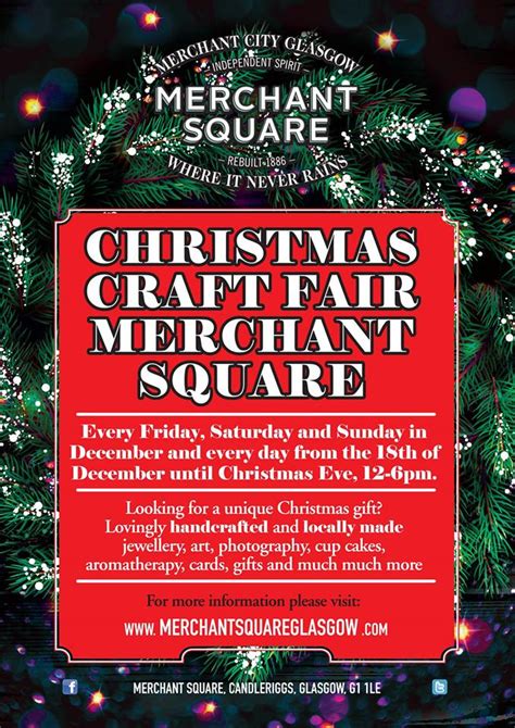 Merchant Square Christmas Craft Fair - Glasgow West End