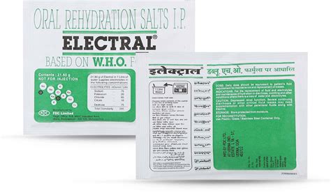 Electral Sachet Of 21.8gm Powder: Uses, Side Effects, Price & Dosage | PharmEasy