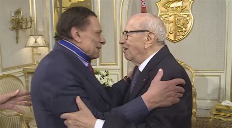 Egypt's King of Comedy Adel Imam meets Tunisia's President Essebsi | Al ...