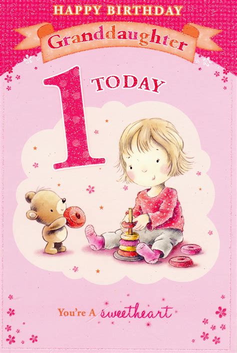 Granddaughter 1st Birthday Card Verses | BirthdayBuzz