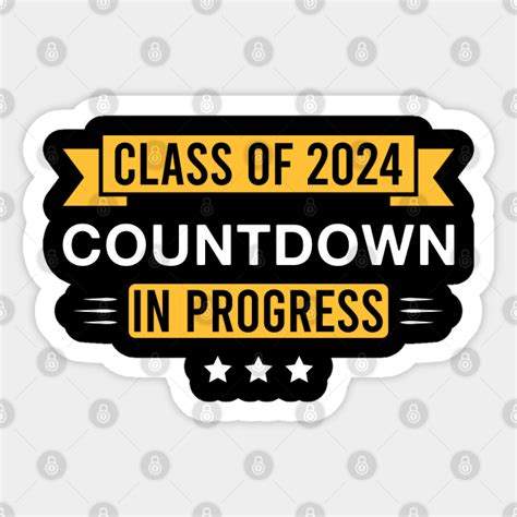 Class of 2024 Countdown in Progress Senior 2024 Graduation - Class Of ...