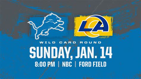 Lions vs Rams: Wild Card Game Trailer