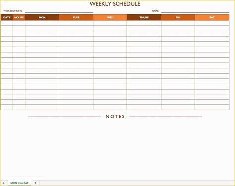 Free Work Schedule Maker Template Of Free Work Schedule Templates for ...