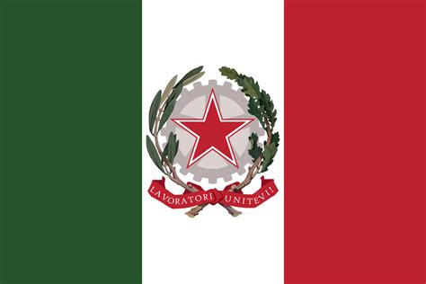 Flag of the Italian Socialist Republic by mihaly-vadorgrafett on DeviantArt