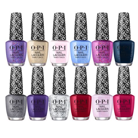 OPI Hello Kitty 2019 Christmas Nail Polish Collection - Complete Nail Polish Set (12 X 15ml)