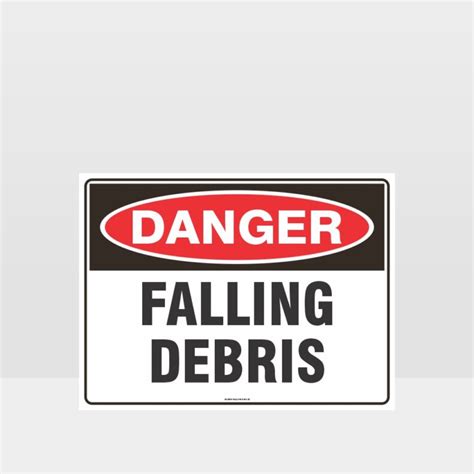 Danger Falling Debris Sign - Danger Signs - HAZARD SIGNS NZ