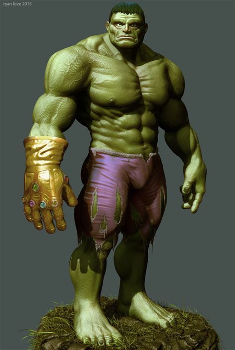 Hulk with the Infinity Gauntlet | Hulk, Comic books art, The infinity ...